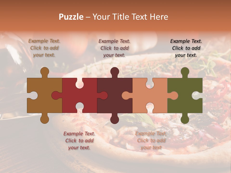 Baked Cuisine Table PowerPoint Template