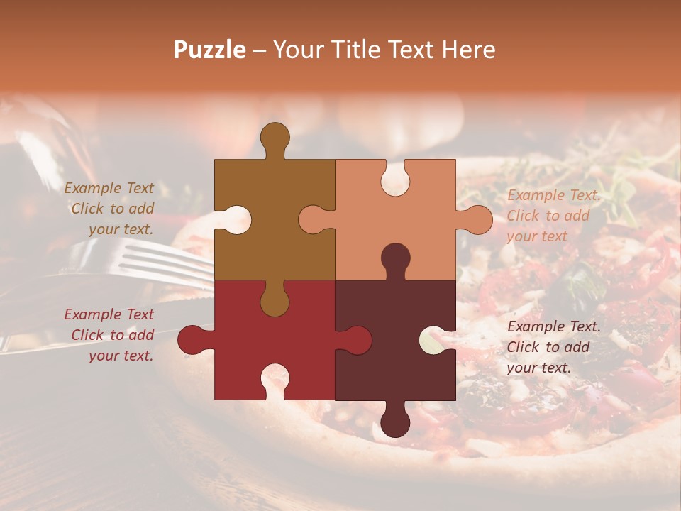 Baked Cuisine Table PowerPoint Template
