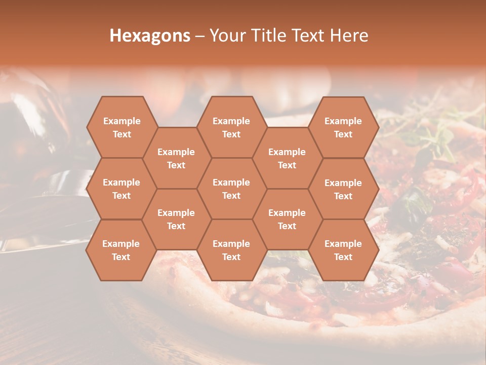 Baked Cuisine Table PowerPoint Template