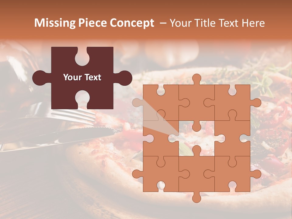 Baked Cuisine Table PowerPoint Template