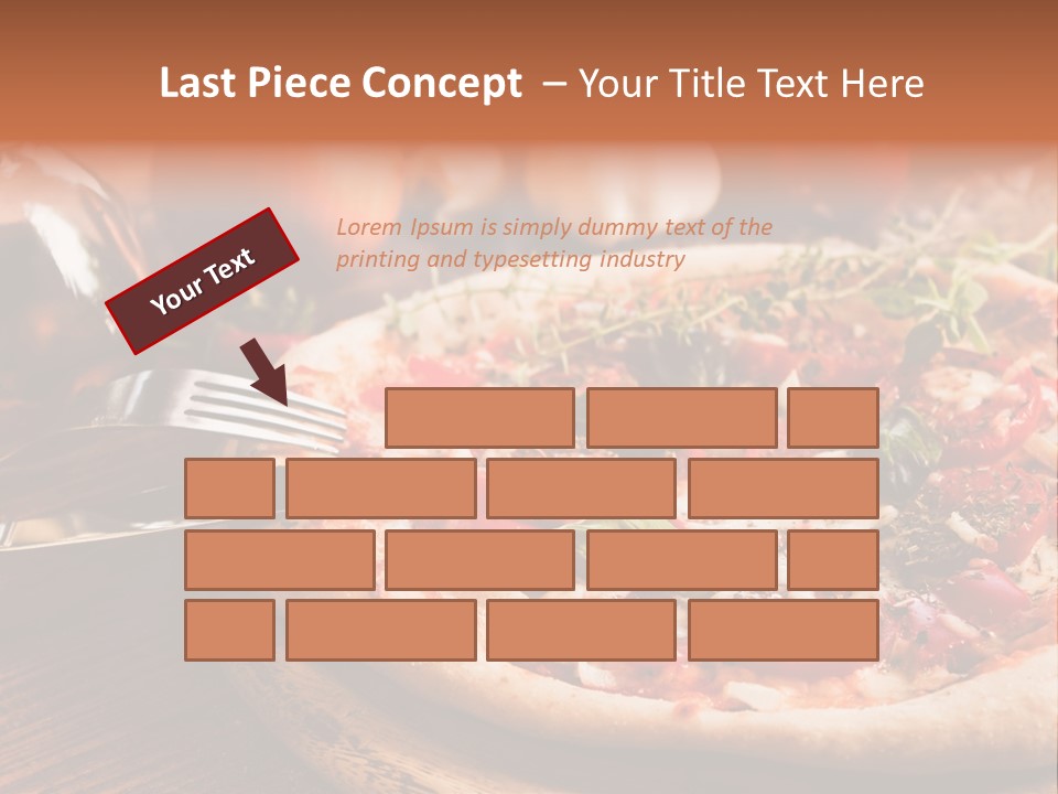 Baked Cuisine Table PowerPoint Template