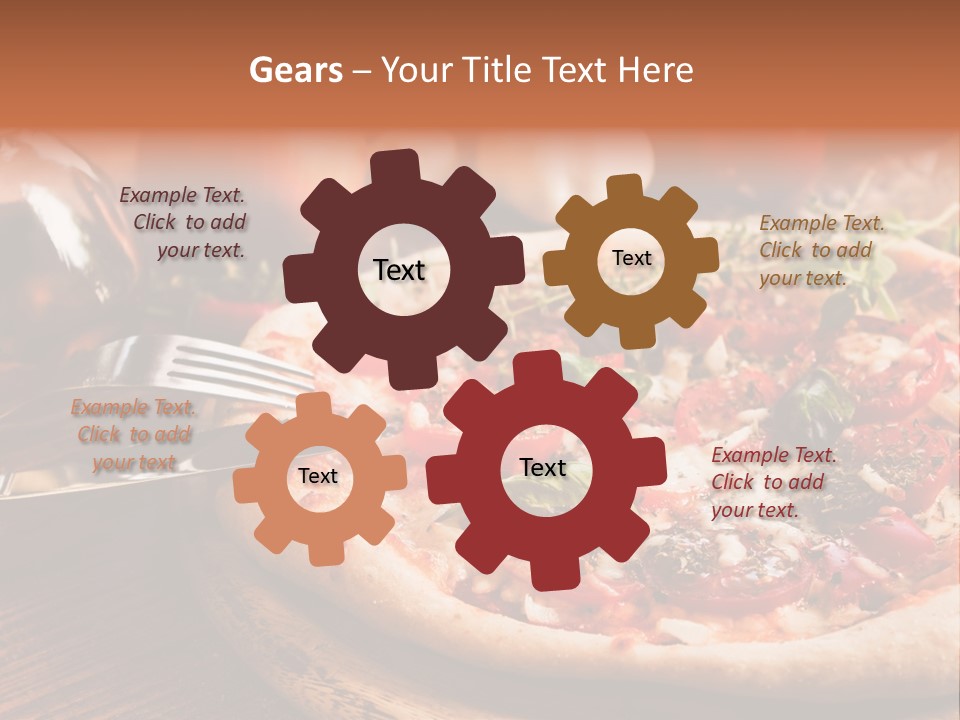 Baked Cuisine Table PowerPoint Template
