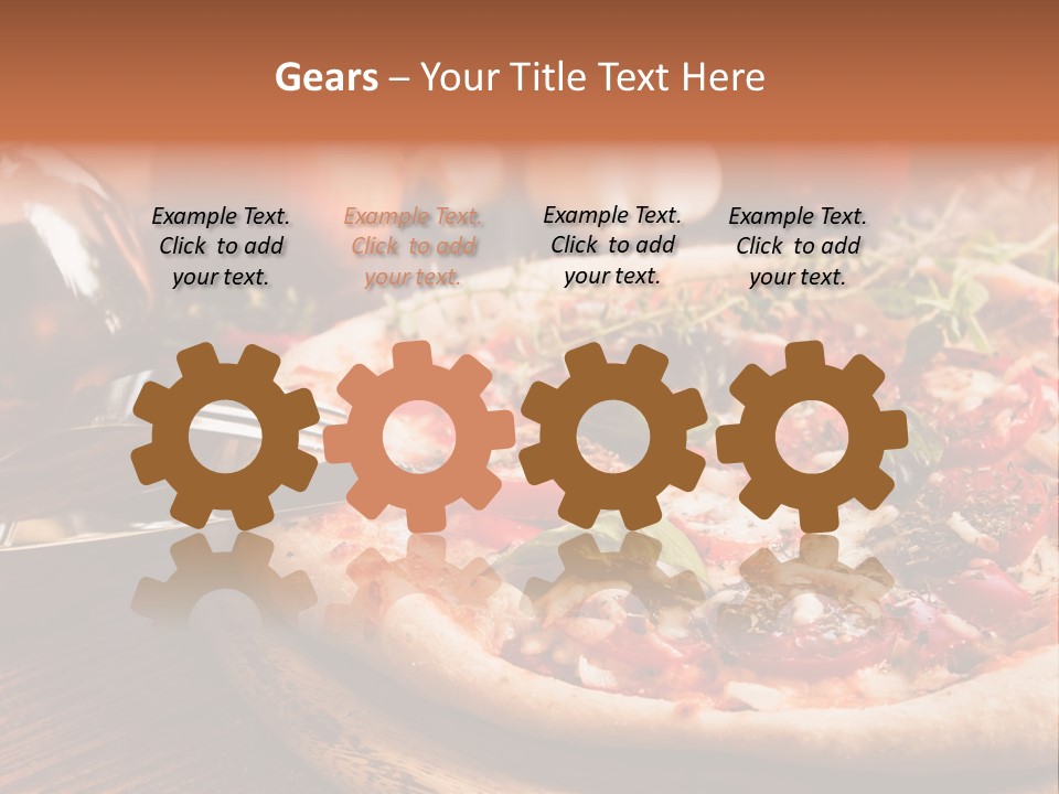 Baked Cuisine Table PowerPoint Template