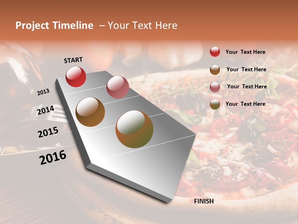 Baked Cuisine Table PowerPoint Template