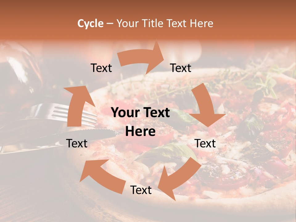 Baked Cuisine Table PowerPoint Template