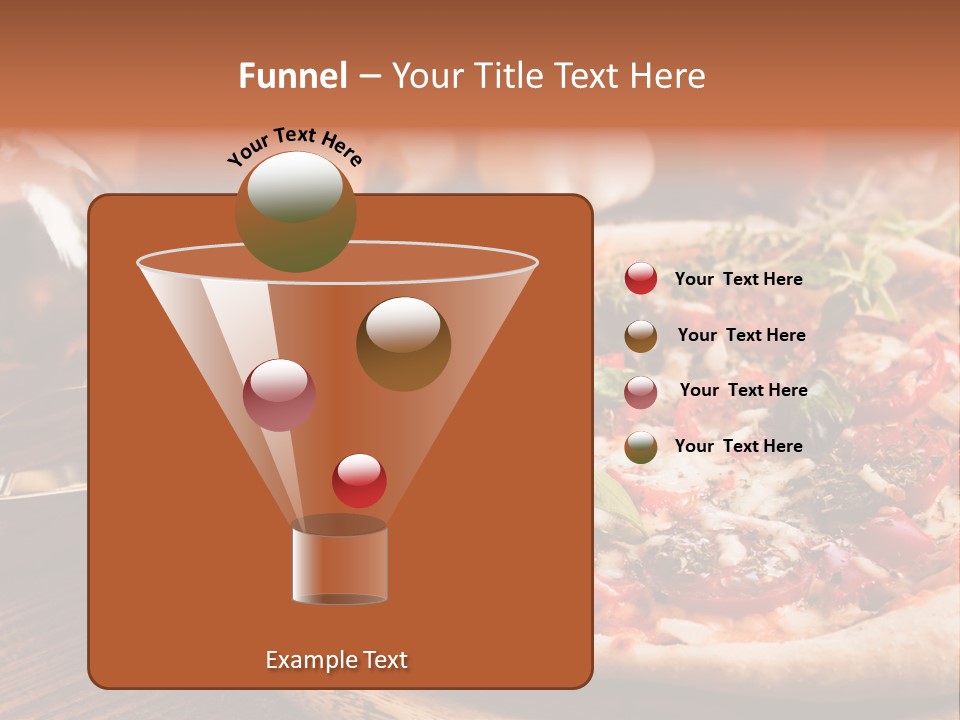 Baked Cuisine Table PowerPoint Template