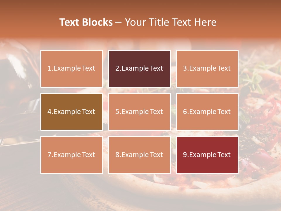 Baked Cuisine Table PowerPoint Template