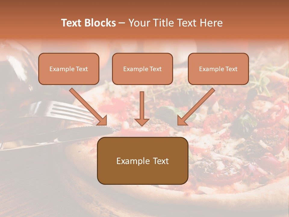 Baked Cuisine Table PowerPoint Template