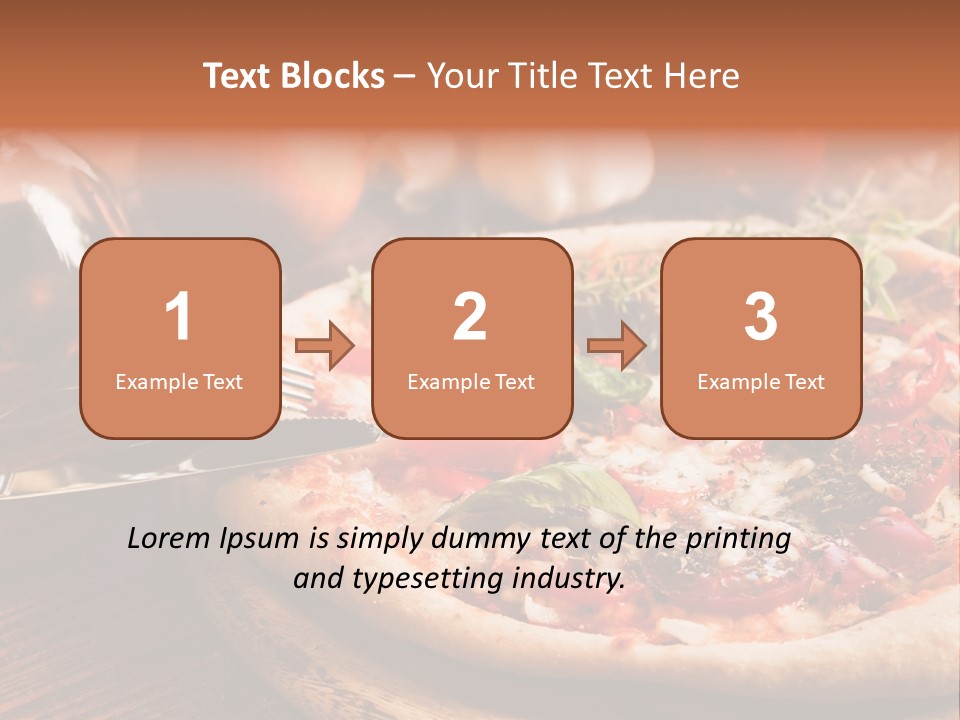 Baked Cuisine Table PowerPoint Template