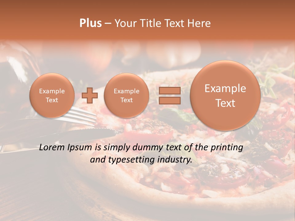 Baked Cuisine Table PowerPoint Template