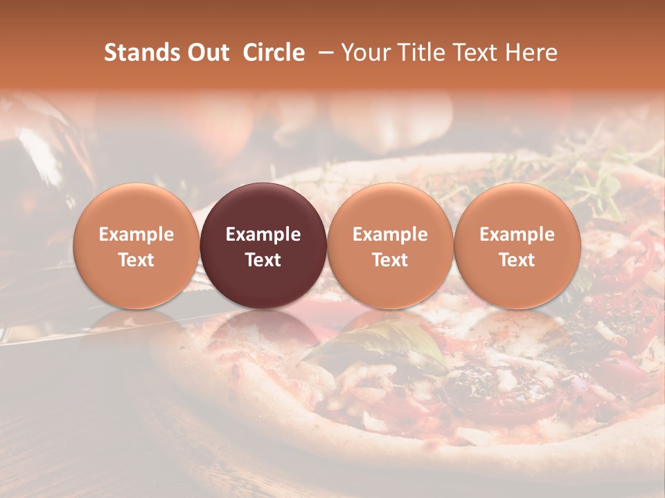 Baked Cuisine Table PowerPoint Template