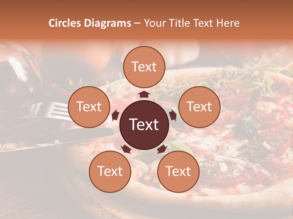 Baked Cuisine Table PowerPoint Template