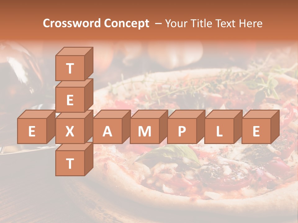 Baked Cuisine Table PowerPoint Template