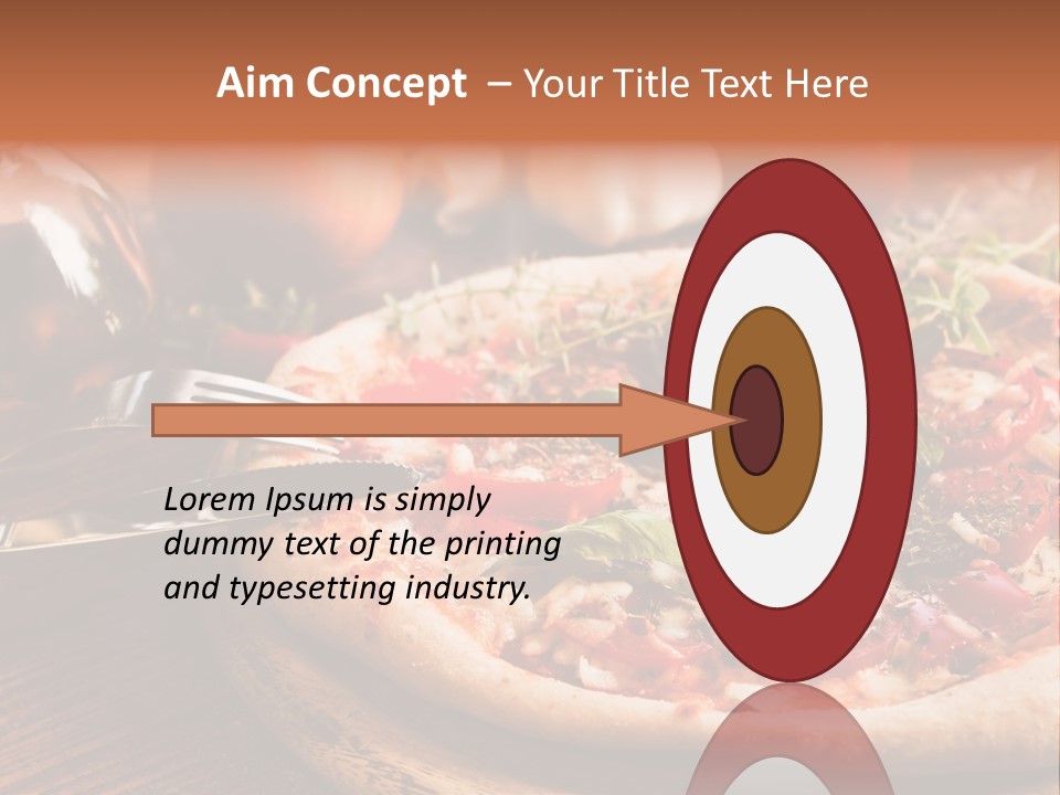 Baked Cuisine Table PowerPoint Template