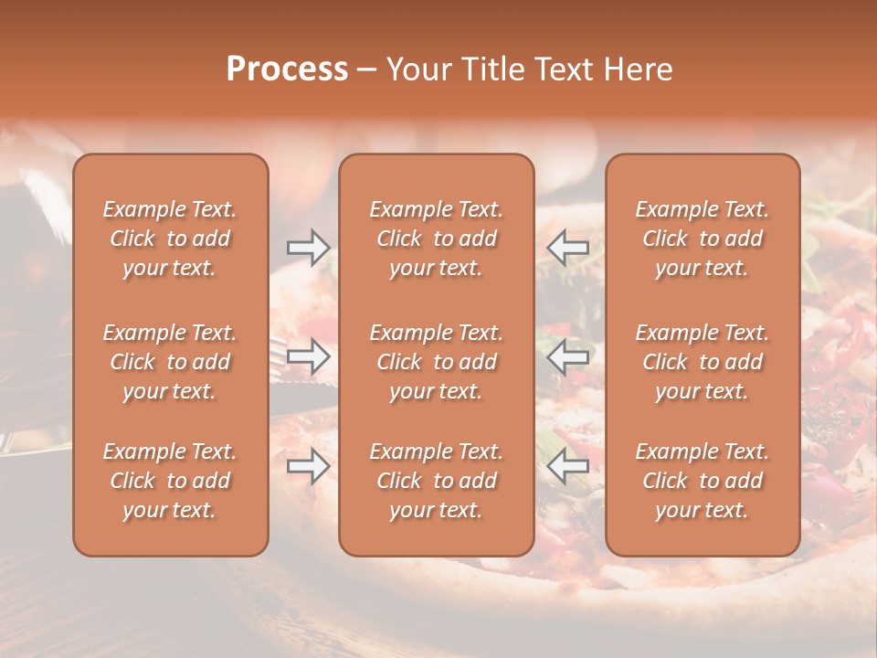 Baked Cuisine Table PowerPoint Template