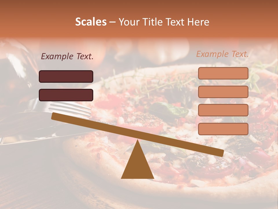 Baked Cuisine Table PowerPoint Template