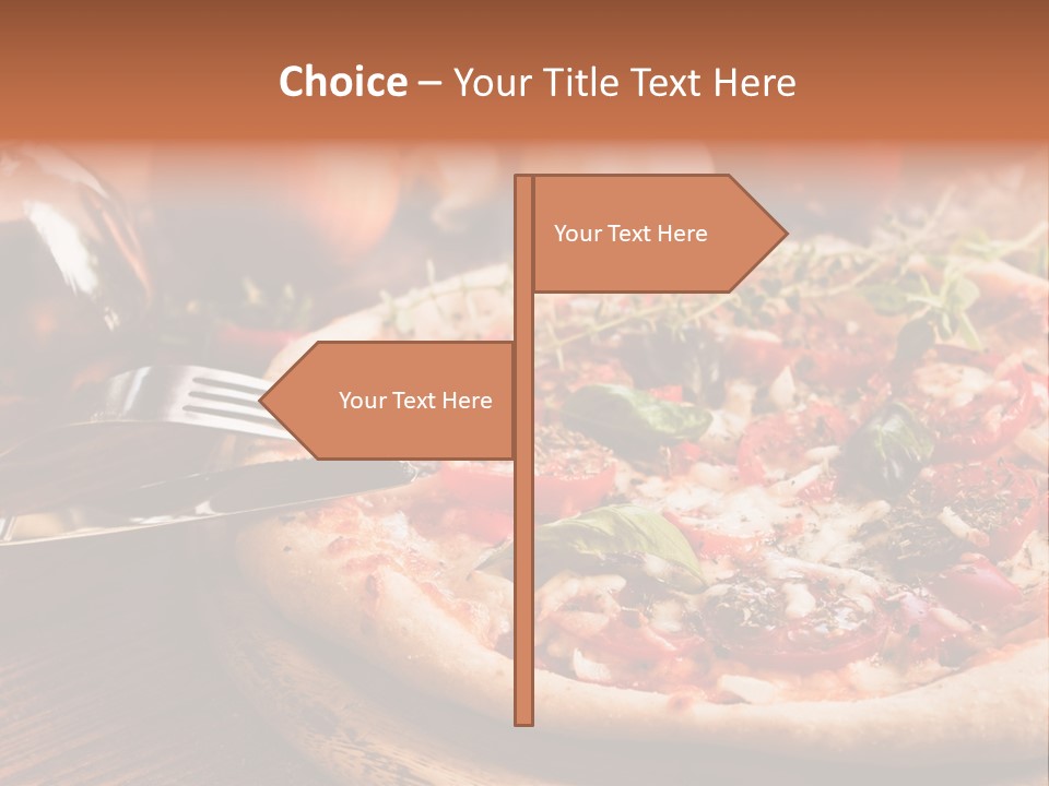 Baked Cuisine Table PowerPoint Template