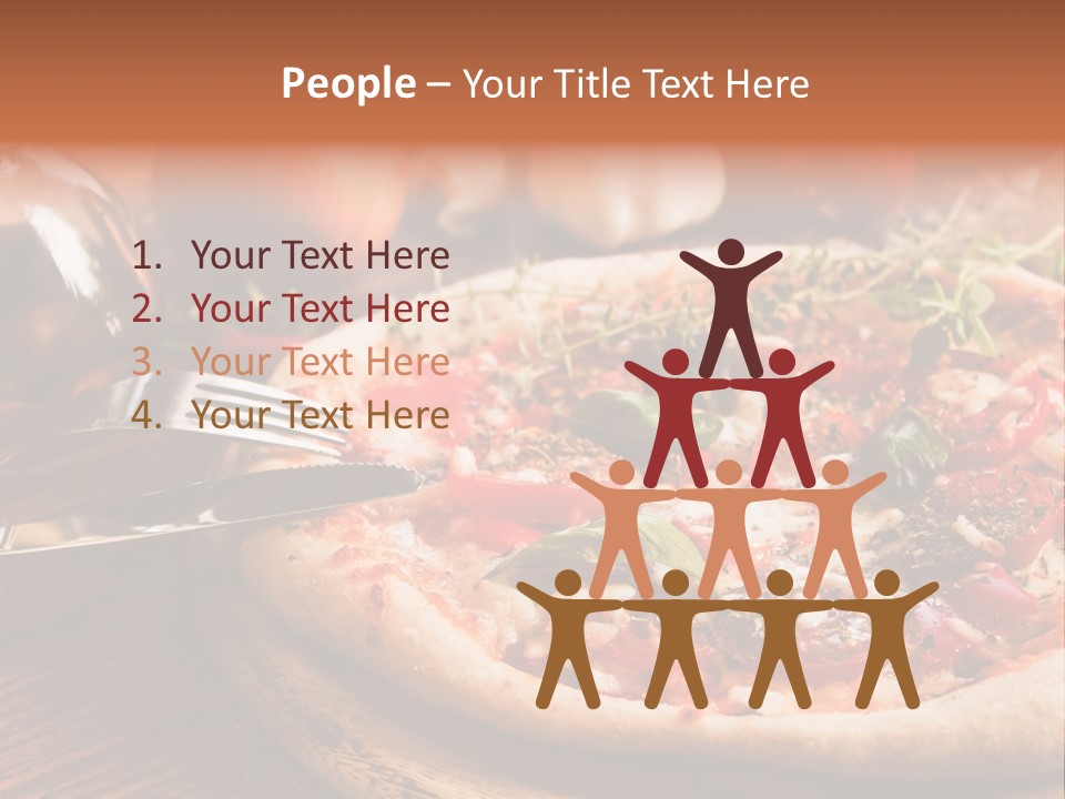 Baked Cuisine Table PowerPoint Template