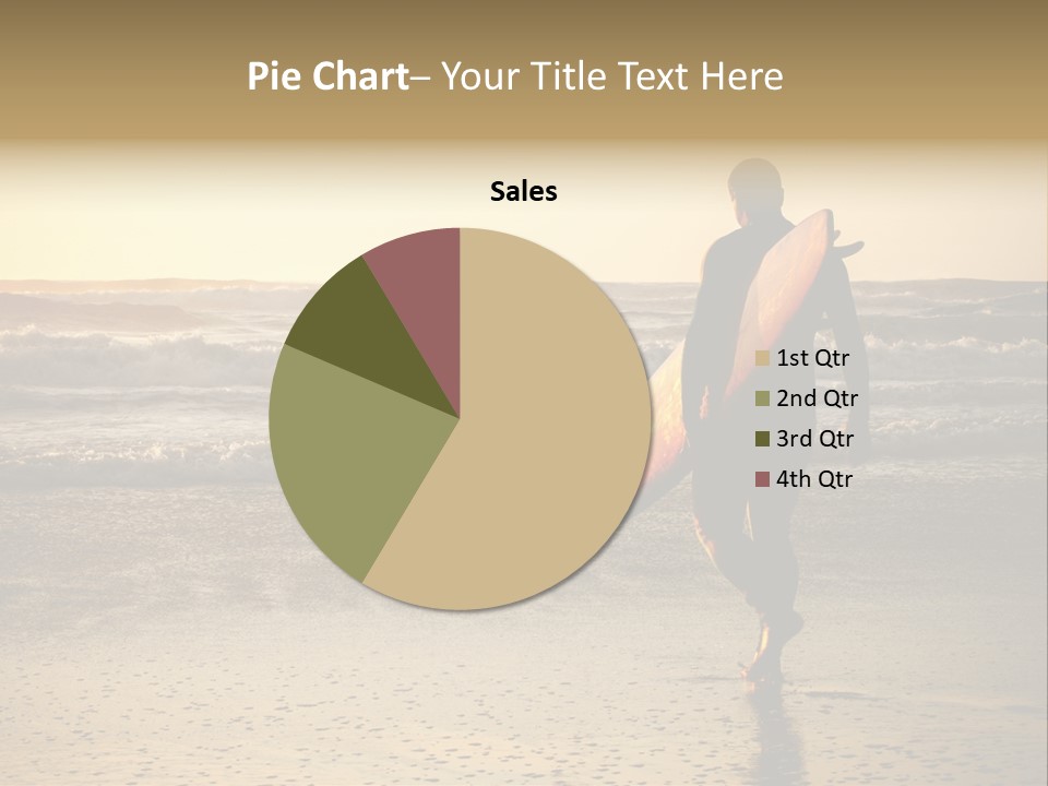 Rocks Wavy Sea PowerPoint Template