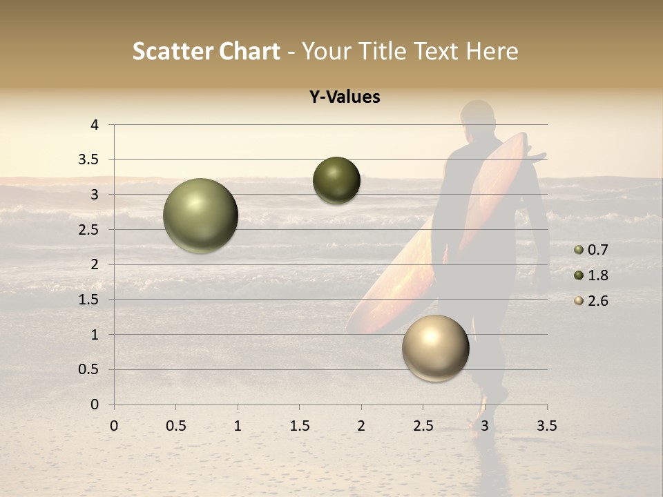 Rocks Wavy Sea PowerPoint Template