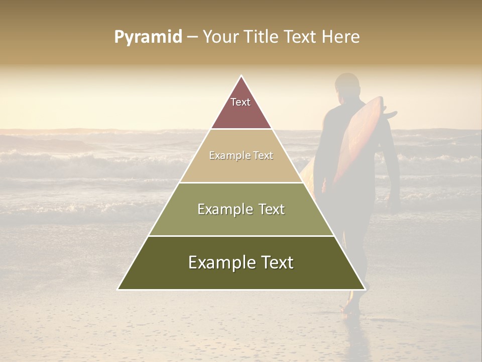 Rocks Wavy Sea PowerPoint Template