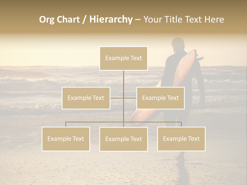 Rocks Wavy Sea PowerPoint Template