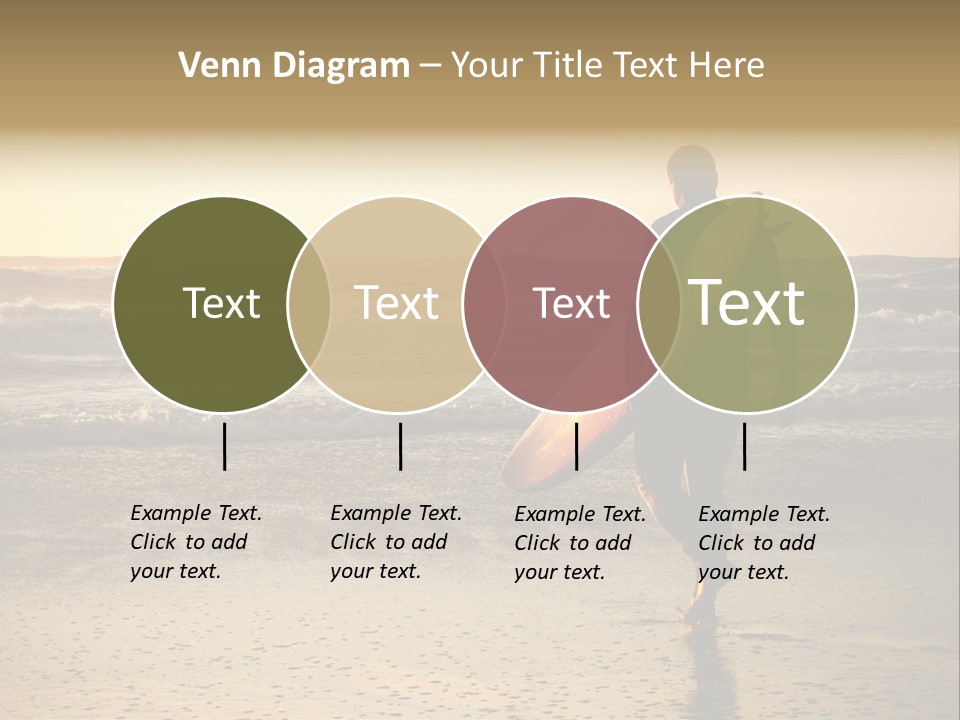 Rocks Wavy Sea PowerPoint Template