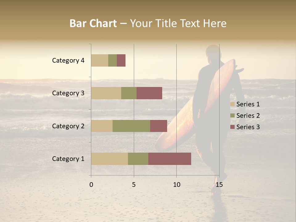 Rocks Wavy Sea PowerPoint Template