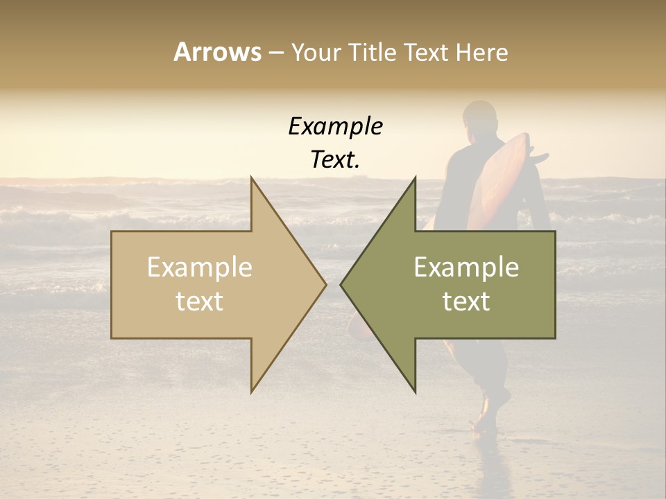 Rocks Wavy Sea PowerPoint Template