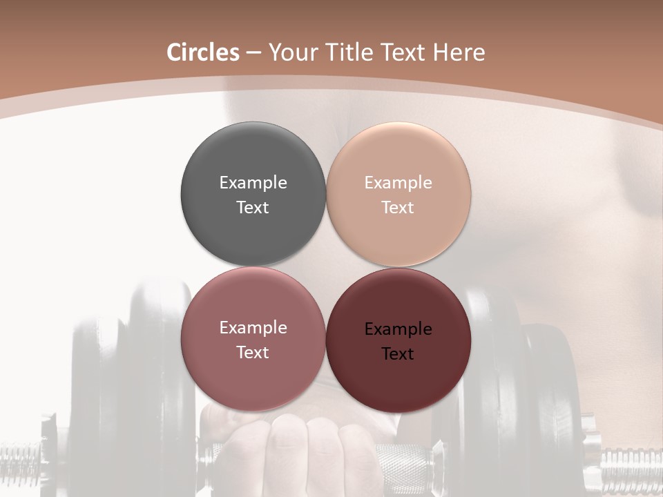 Handsome Male Lifting PowerPoint Template