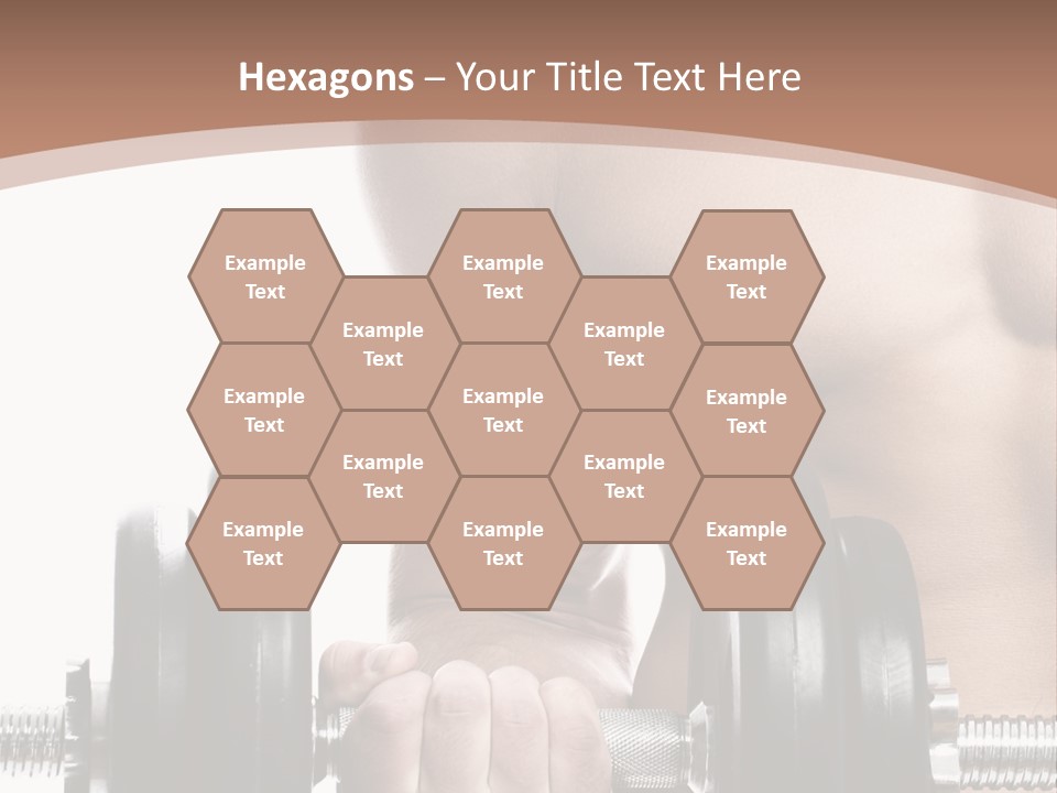 Handsome Male Lifting PowerPoint Template