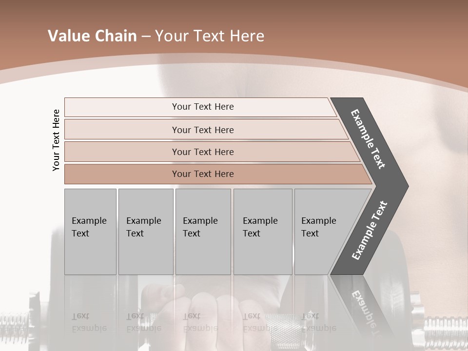 Handsome Male Lifting PowerPoint Template