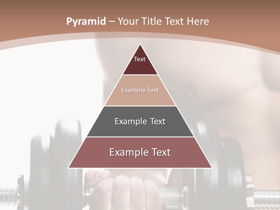 Handsome Male Lifting PowerPoint Template