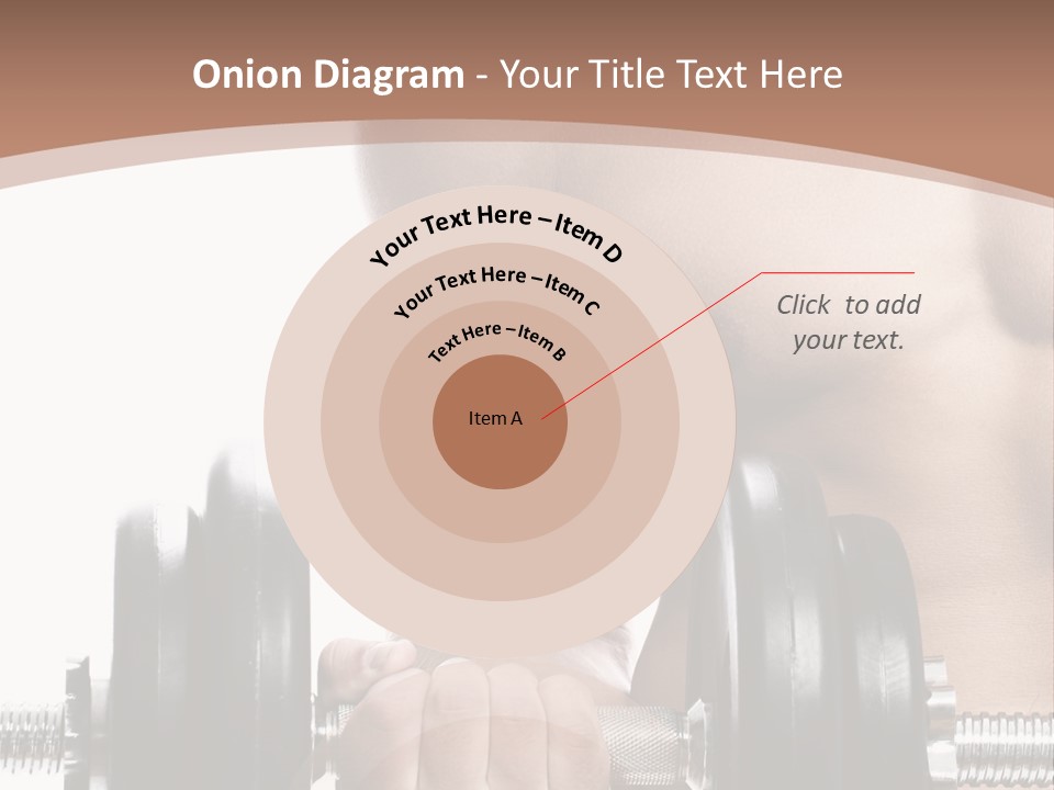 Handsome Male Lifting PowerPoint Template