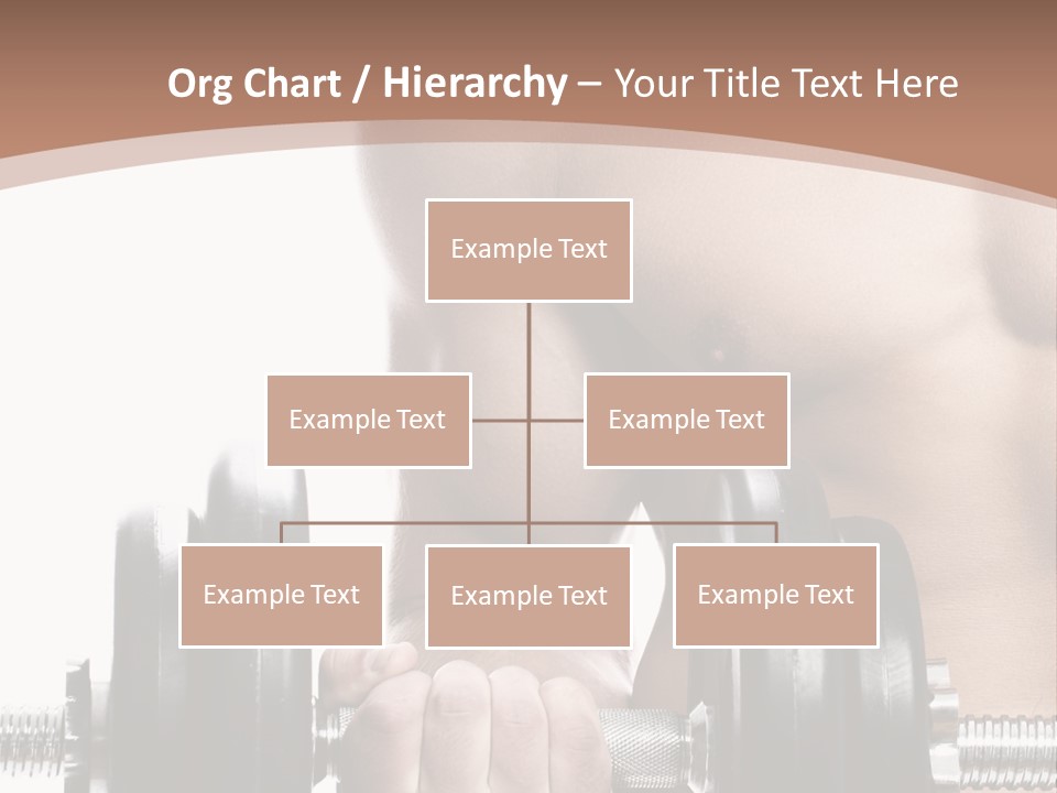 Handsome Male Lifting PowerPoint Template
