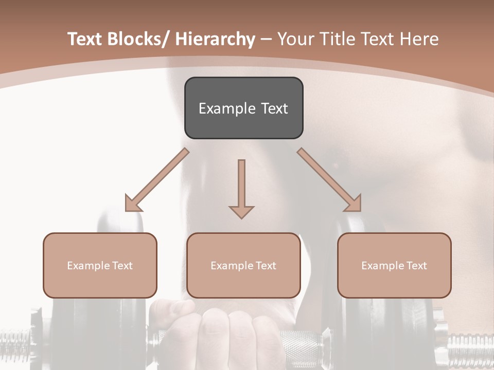 Handsome Male Lifting PowerPoint Template