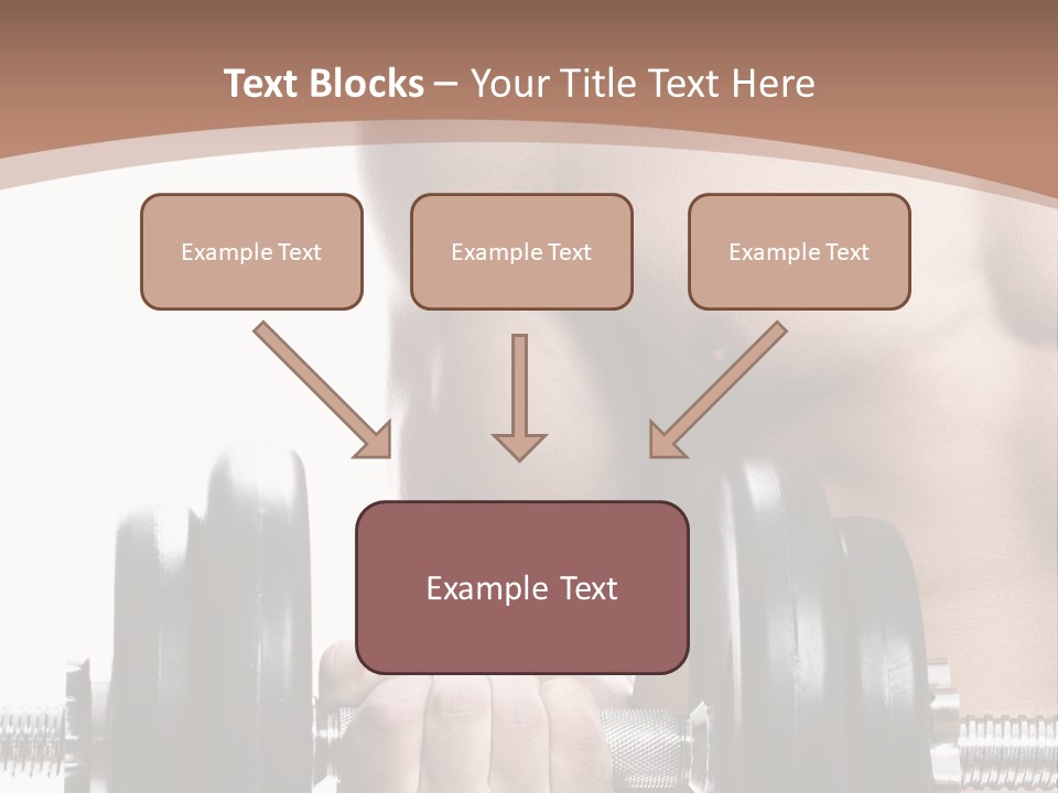 Handsome Male Lifting PowerPoint Template