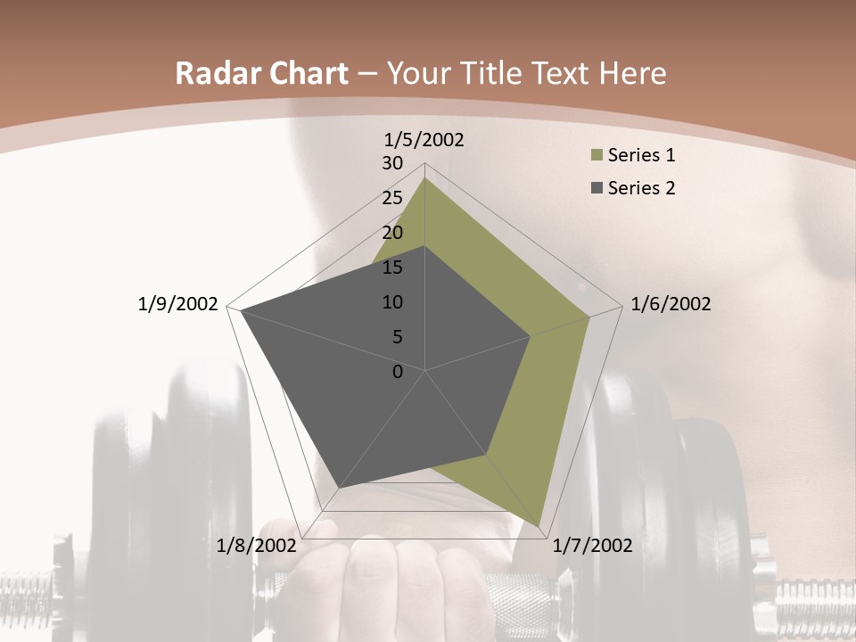 Handsome Male Lifting PowerPoint Template