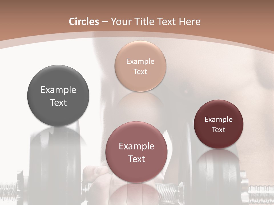 Handsome Male Lifting PowerPoint Template