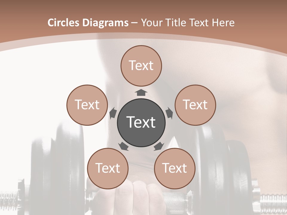 Handsome Male Lifting PowerPoint Template