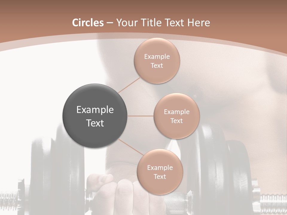 Handsome Male Lifting PowerPoint Template