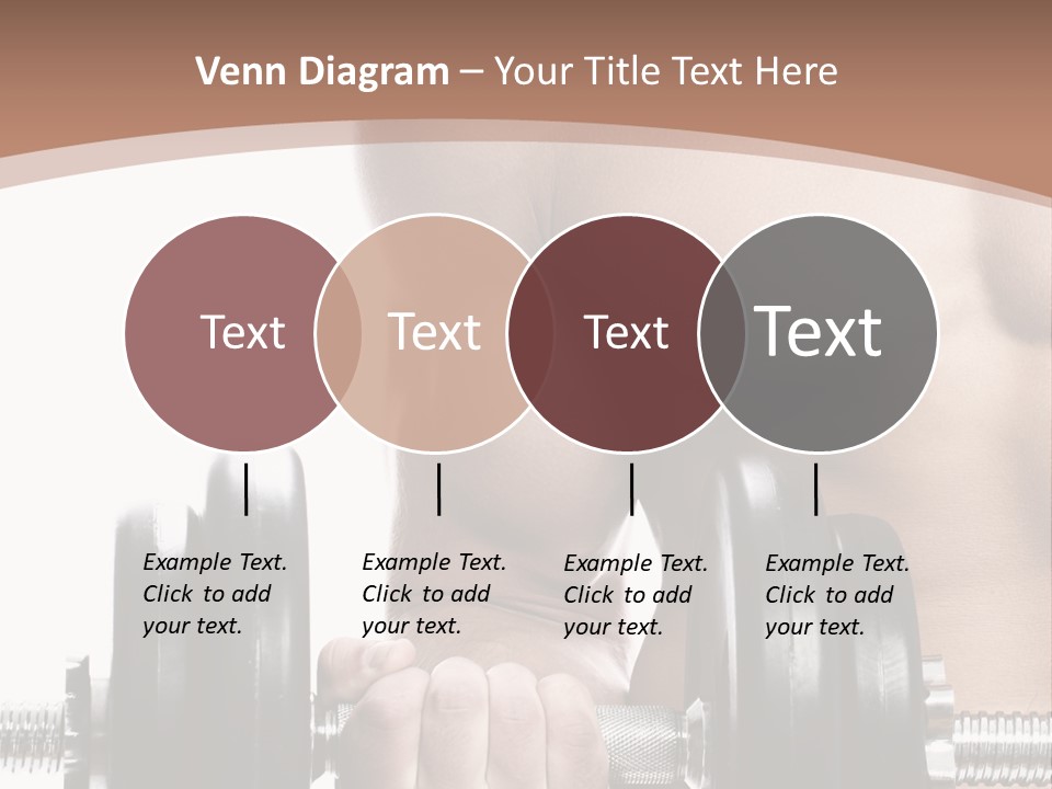 Handsome Male Lifting PowerPoint Template
