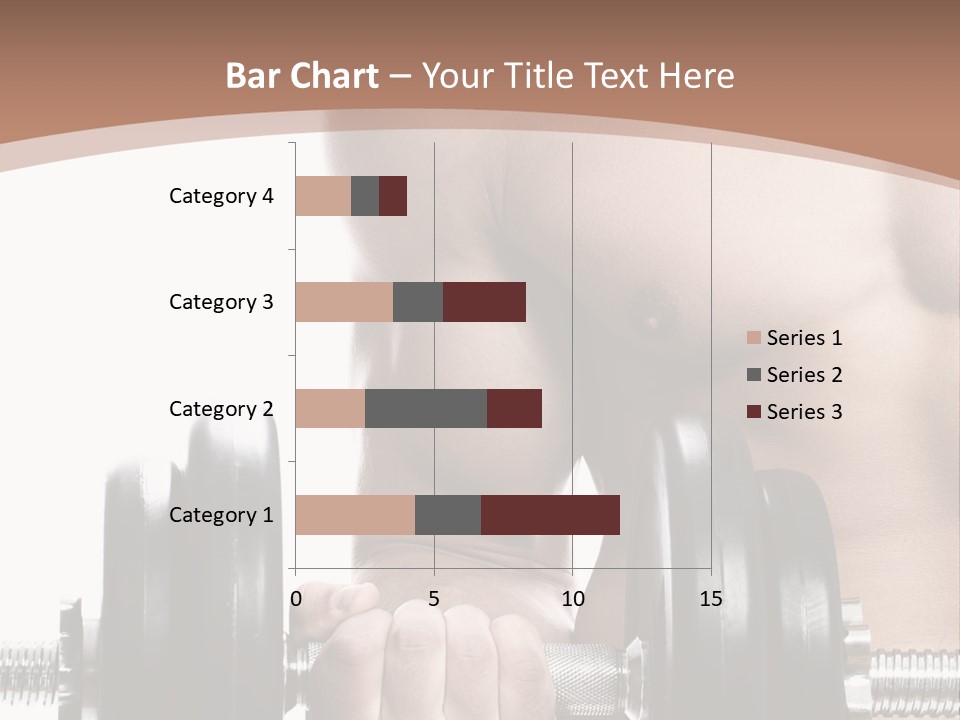 Handsome Male Lifting PowerPoint Template