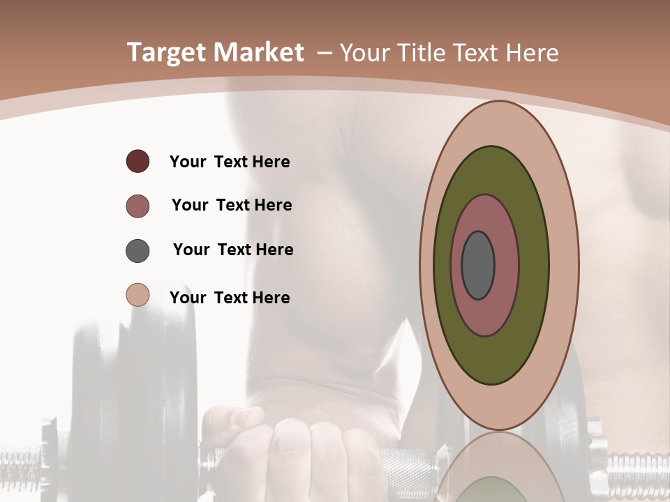 Handsome Male Lifting PowerPoint Template