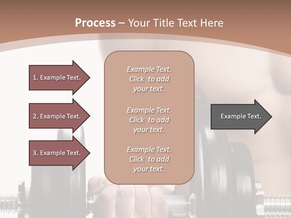 Handsome Male Lifting PowerPoint Template
