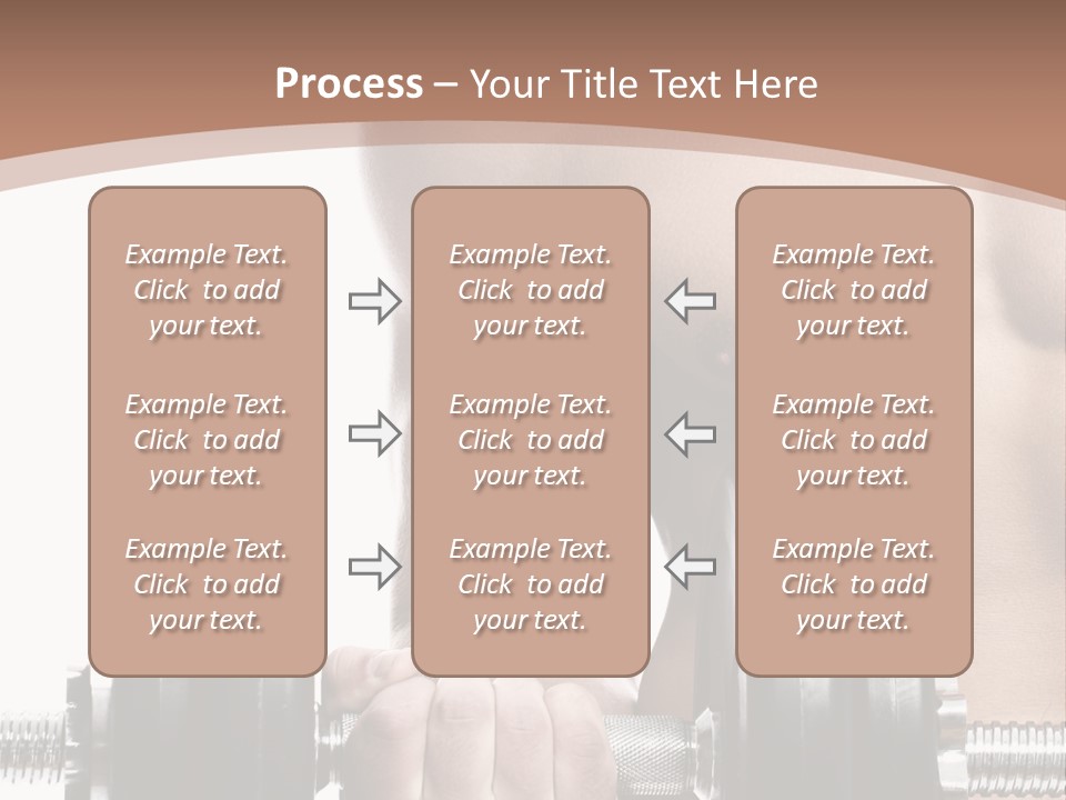 Handsome Male Lifting PowerPoint Template