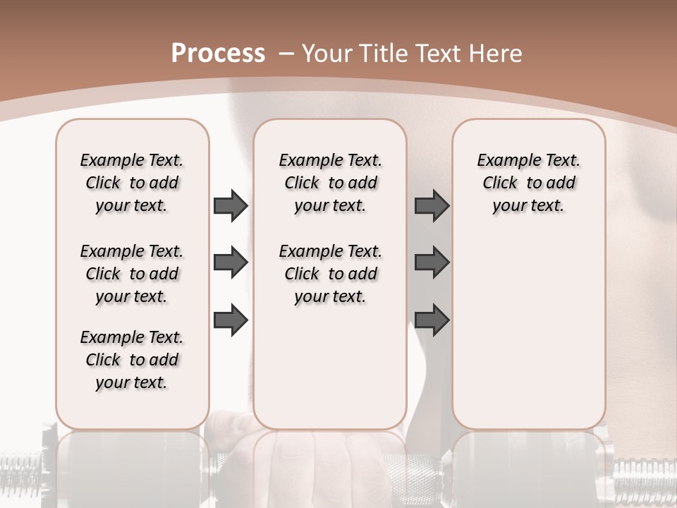 Handsome Male Lifting PowerPoint Template