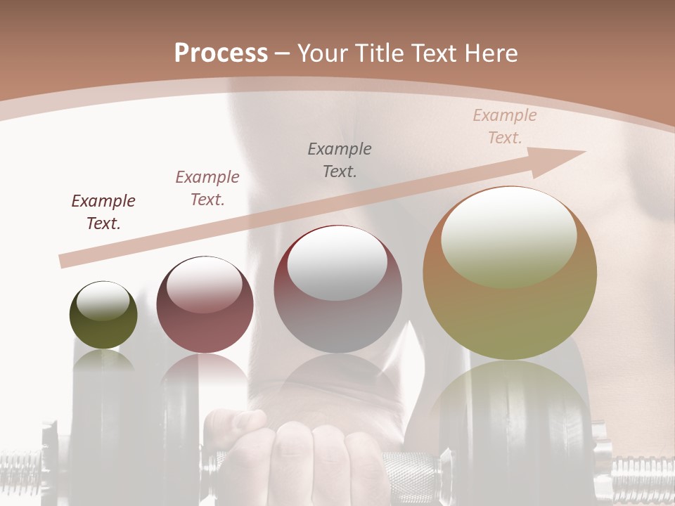 Handsome Male Lifting PowerPoint Template