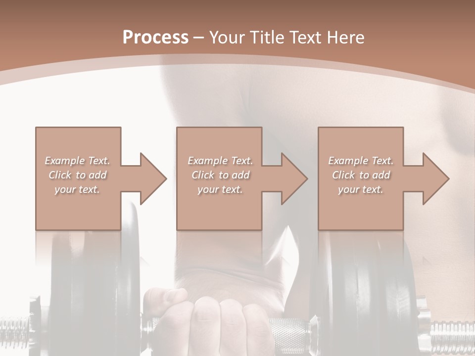 Handsome Male Lifting PowerPoint Template