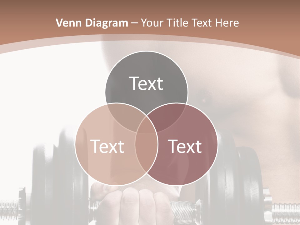 Handsome Male Lifting PowerPoint Template